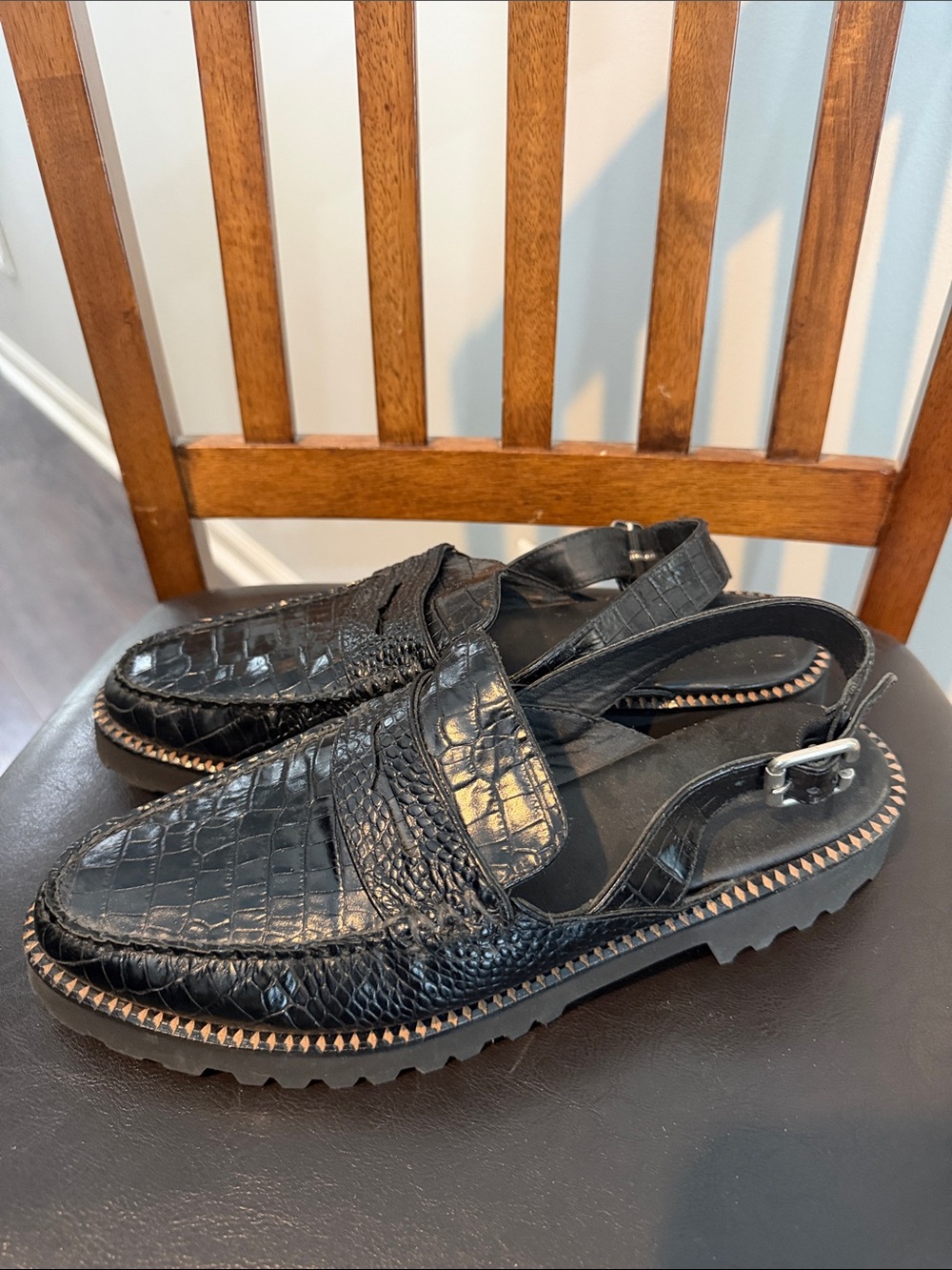 NWOB Freda Salvador Juana Slingback Loafers